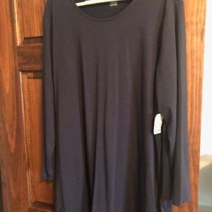 CJ Banks Knit Tunic Long Sleeve NWT 3X